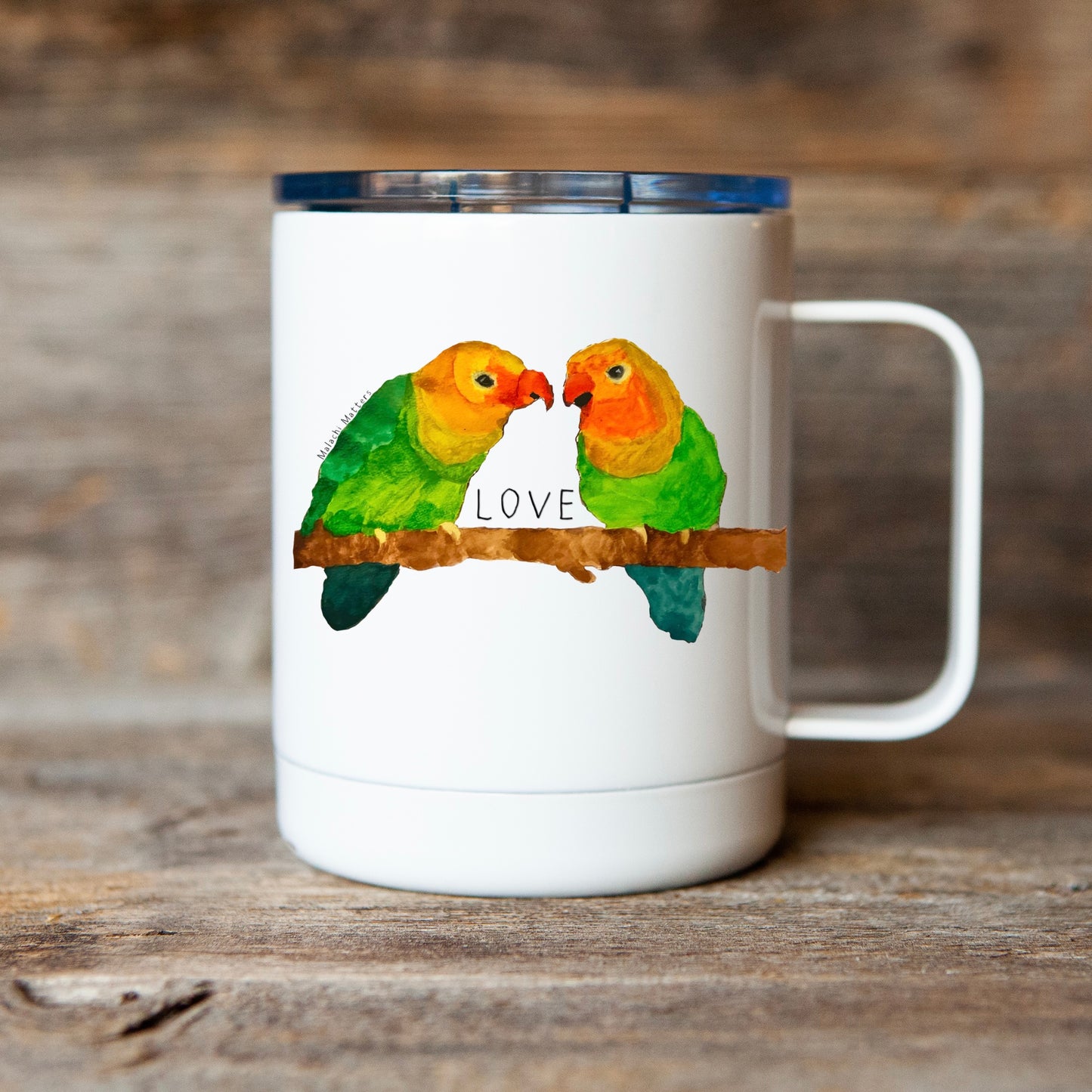 Love Birds Watercolor Products - Free Personalization!