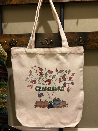 Spooky Kitty and Cedarburg Fall - Malachi’s Artwork