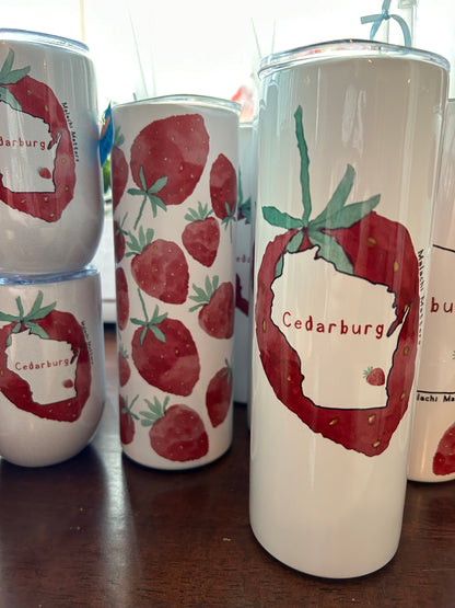 Cedarburg Strawberry Various Drinkware Overstock