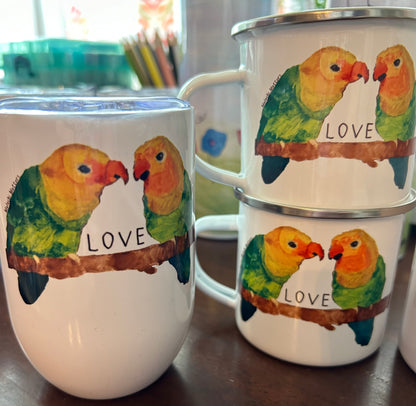 Love Birds Various Drinkware Overstock