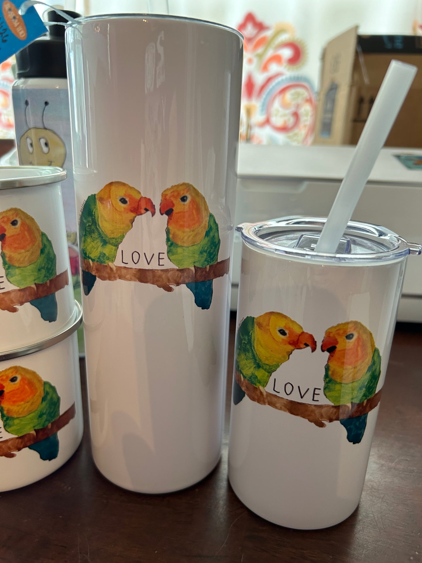 Love Birds Various Drinkware Overstock