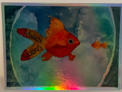 Goldfish Watercolor Artwork - various options!