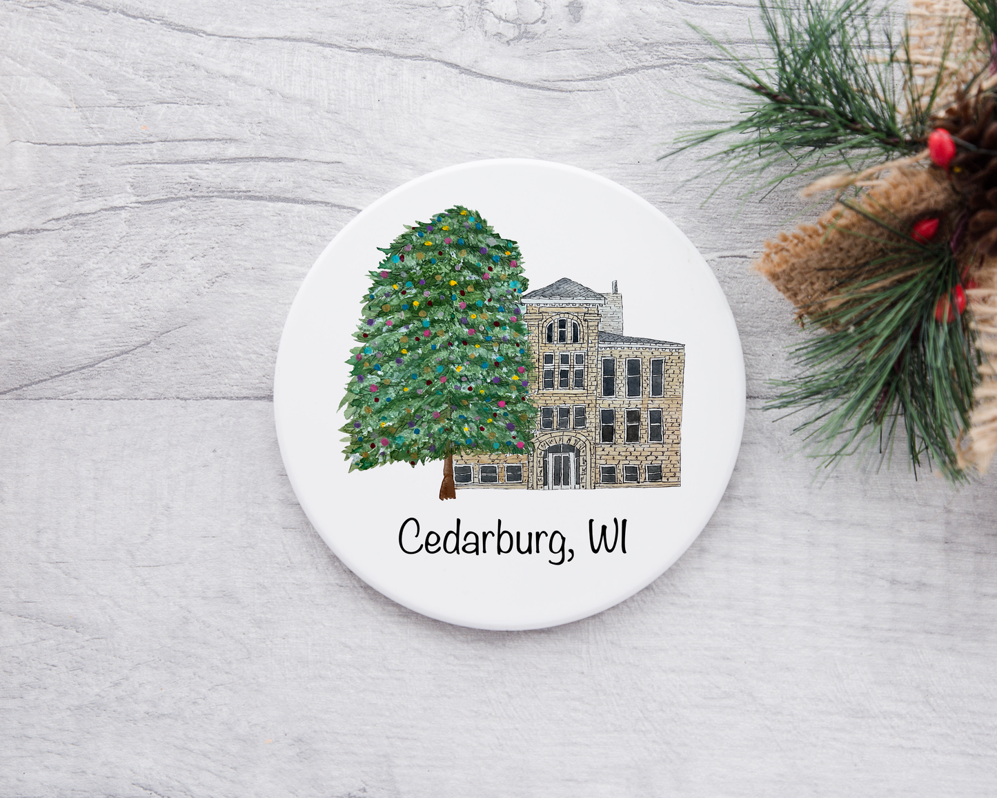 Cedarburg City Hall Christmas Tree