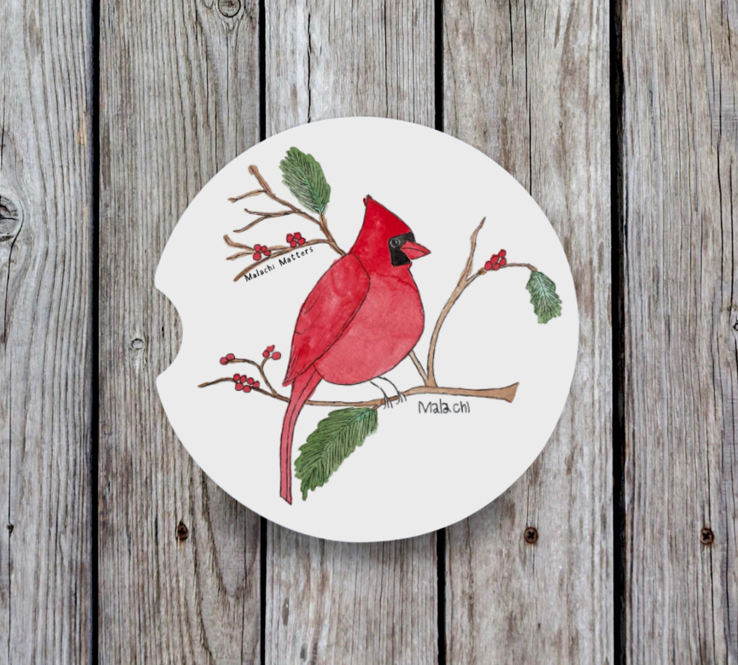 Winter Cardinal by Malachi